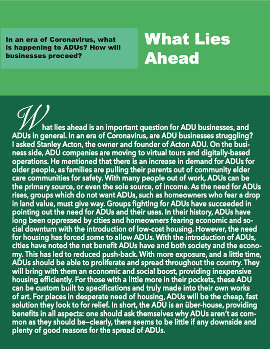 Article by Nicholas Schein